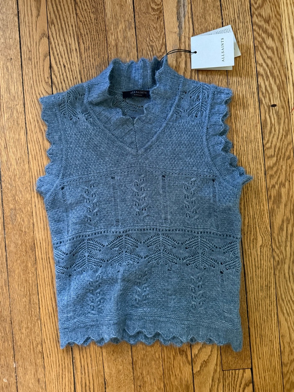 AllSaints Vanessa Sweater Vest - Size XS - NWT